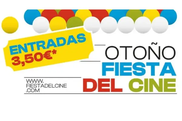 ¡Entradas a 3,50€ para la Fiesta del Cine! Disfruta del otoño con esta oferta.
